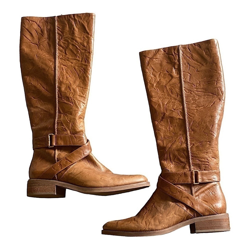 JESSICA SIMPSON Brown Knee High Riding Boots Size 9 NEW